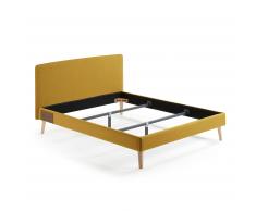 Lit Dyla 160x200 cm moutarde