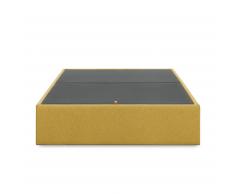 Sommier coffre Matter 150 x 190 cm moutarde