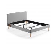 Lit Dyla 150x190 cm gris