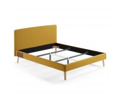 Lit Dyla 150x190 cm moutarde