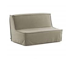 Canapé-lit Lyanna 140 cm beige