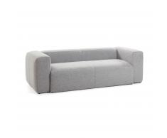 Canapé Blok 2 places gris clair 210 cm