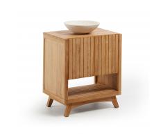 Meuble salle de bain rectangulaire Kuveni 70 x 92 cm