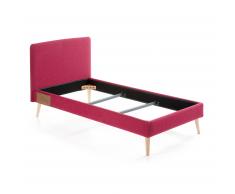 Lit Dyla 90x190 cm bordeaux
