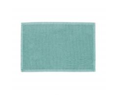 Tapis de bain Miekki turquoise clair