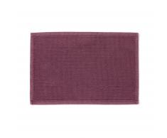 Tapis de bain Miekki bordeaux