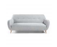 Canapé Orby 3 places gris clair 190 cm