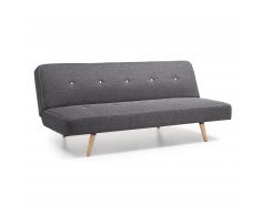 Canape Lit Leidoka, gris