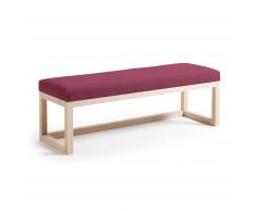 Banquette Loya bordeaux 128 cm