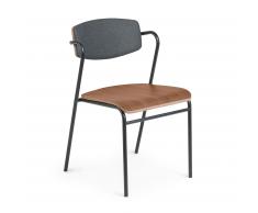 Chaise Zaha bois noyer