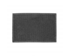 Tapis de bain Miekki gris foncé