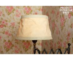 Abat-jour Victoria beige 25cm style bohème