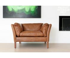 Fauteuil cuir Hamar