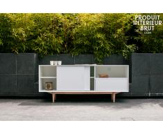 Buffet scandinave bas en bois Fjord