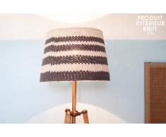Abat-jour Paimpol gris style vintage