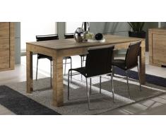Table de salle à manger à rallonge en bois - Emiliano