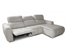 Canapé d'angle relax electrique imitation cuir - Mosky