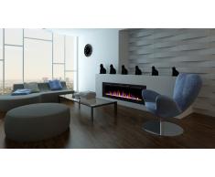 Cheminée électrique encastrable 153 cm - Kamin Black NICE 60