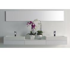 Meuble salle de bain double vasque 225 cm Belladonna