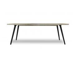 Table de salle à manger en bois massif d'acacia 160 cm - Bodenn