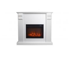 Cheminée éléctrique design à Leds - Kamin Royal White