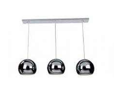 Lustre design avec 3 suspensions métal - Ally