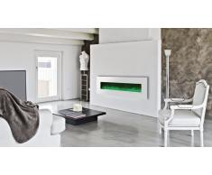 Cheminée électrique design 182 cm -Luxury Kamin 72 Blanca 5xl