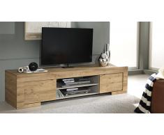 Meuble TV design en bois 2 portes - Emiliano