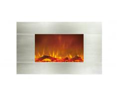 Cheminée électrique avec façade inox 90 cm - Kaminox 36