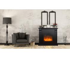 Cheminée éléctrique noire design - Kamin Royal Black