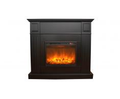 Cheminée éléctrique noire design - Kamin Victoria Black