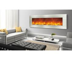 Grande Cheminée électrique design inox 182 cm - Kaminox Luxury