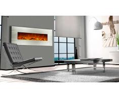Cheminée électrique décorative inox 128 cm - Kaminox 50