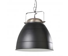 Suspension indus en m&eacute;tal noir et bronze