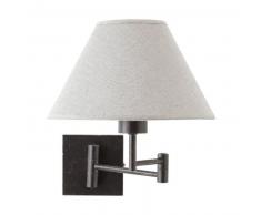Applique en métal teinté et coton H 29 cm LEWIS