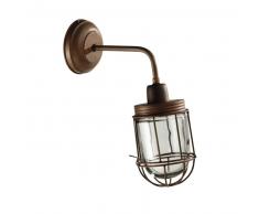 Applique en métal effet rouille H 36 cm ESCALE