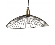 Suspension en m&eacute;tal effet laiton