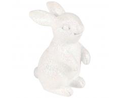 Statuette lapin blanc H6
