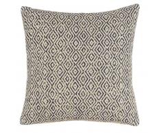 Housse de coussin en coton motifs jacquard 40x40