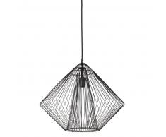 Suspension en métal filaire noir