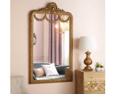 Miroir &agrave; moulures dor&eacute;es 90x161cm IMPERATRICE