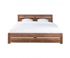 Lit 160x200 en sheesham massif Stockholm