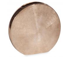 Vase en gr&egrave;s H 21 cm LUNAIRE COPPER