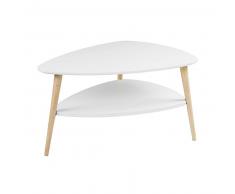 Table basse style scandinave blanche Spring