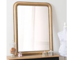 Miroir en paulownia dor&eacute;, 90x120