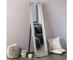 Miroir psych&eacute; argent H 164 cm ENZO