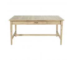 Table à manger 2 tiroirs 6/8 personnes L160 Valmont