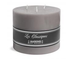 Bougie cylindrique grise