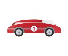 Lit voiture enfant 90x190 rouge Circuit