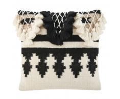 Coussin berbère en laine et coton 50x50